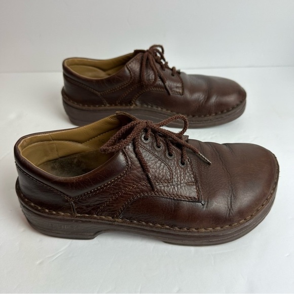 Vintage Birkenstock Memphis Shoes Men's size 10 Boots EU 43 Leather Brown - Picture 2 of 9